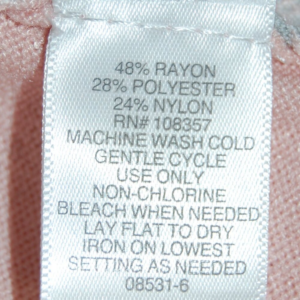 Liz Claiborne, Chevron stripe, pink sweater - Picture 8 of 8